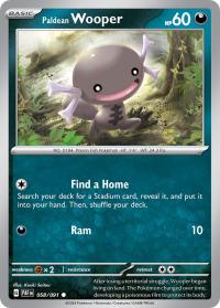 pokemon paldean fates paldean wooper 058 091 rh