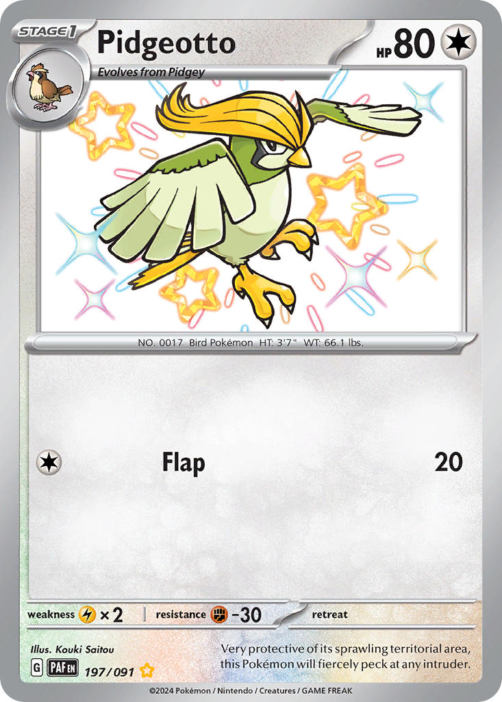 Pidgeotto - 197-091 - Shiny