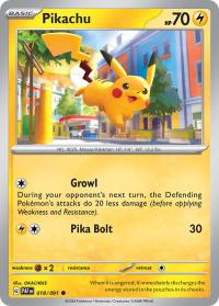 pokemon paldean fates pikachu 018 091