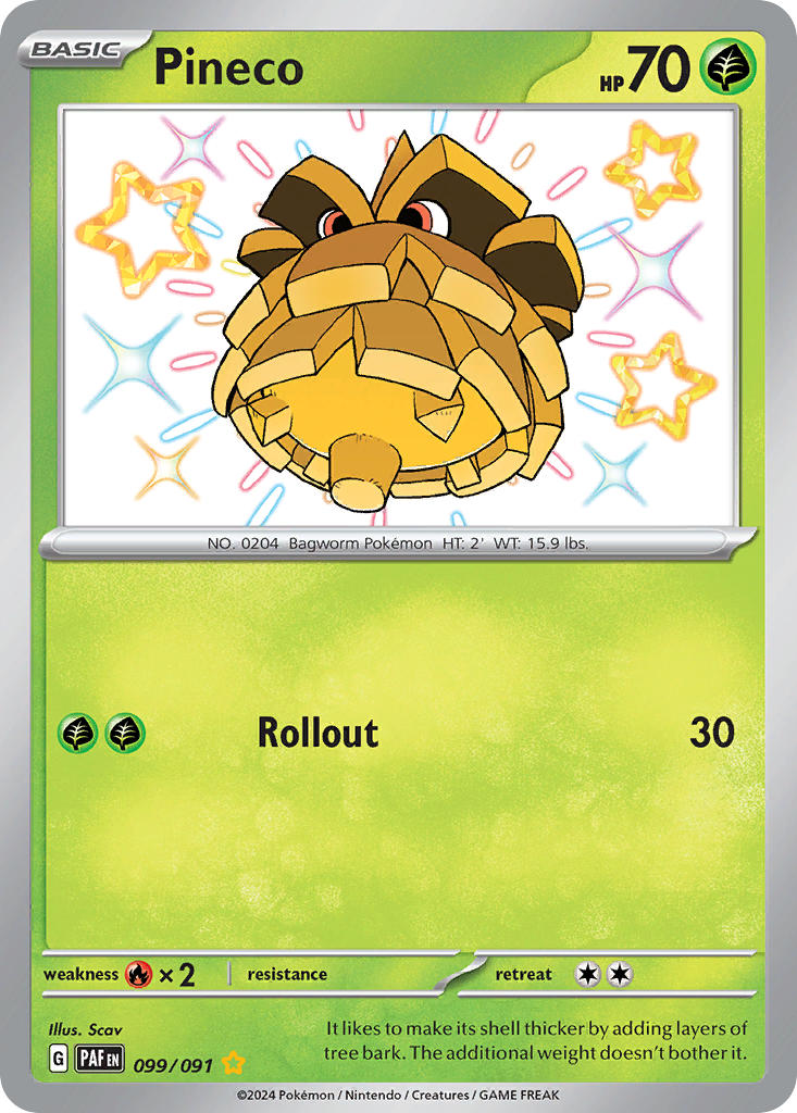 Pineco - 099-091 - Shiny
