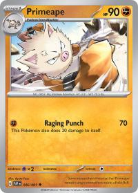 pokemon paldean fates primeape 046 091 rh