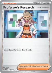 pokemon paldean fates professor s research 087 091