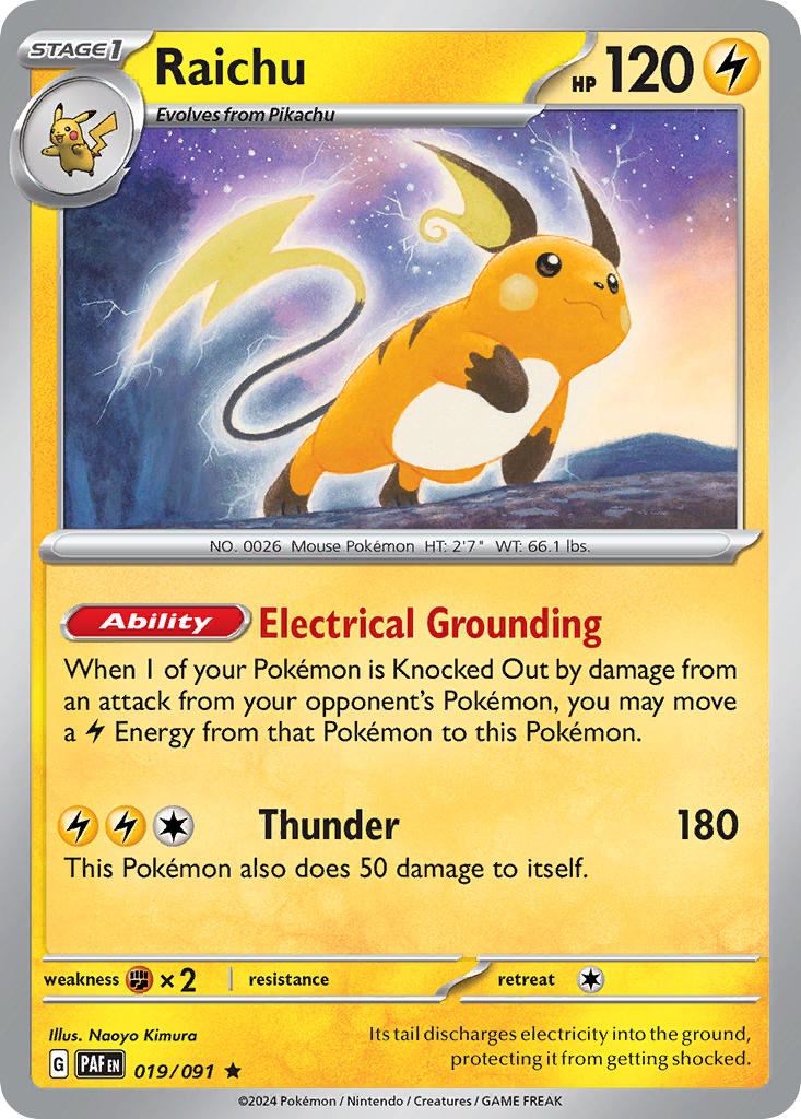 Raichu - 019-091 (RH)