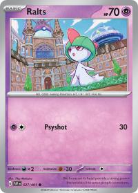 pokemon paldean fates ralts 027 091 rh