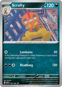 pokemon paldean fates scrafty 061 091 rh