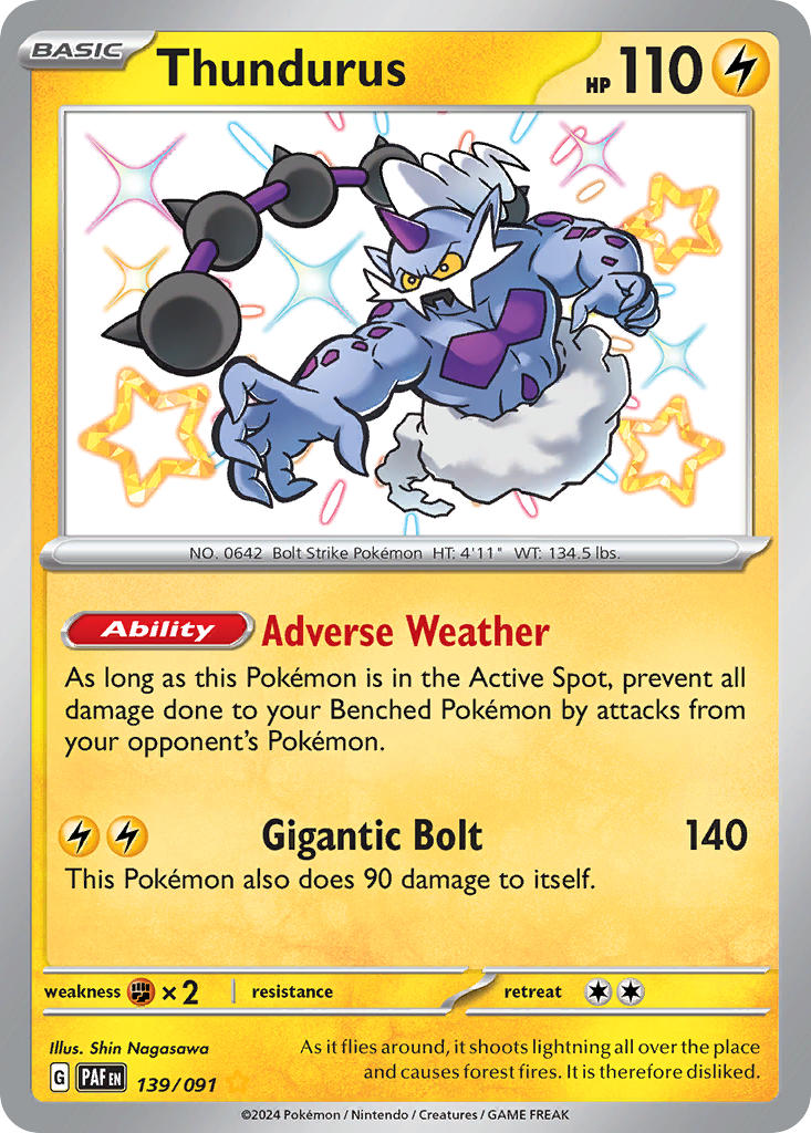 Thundurus - 139-091 - Shiny