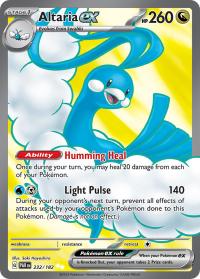 pokemon paradox rift preorder altaria ex 232 182 full art