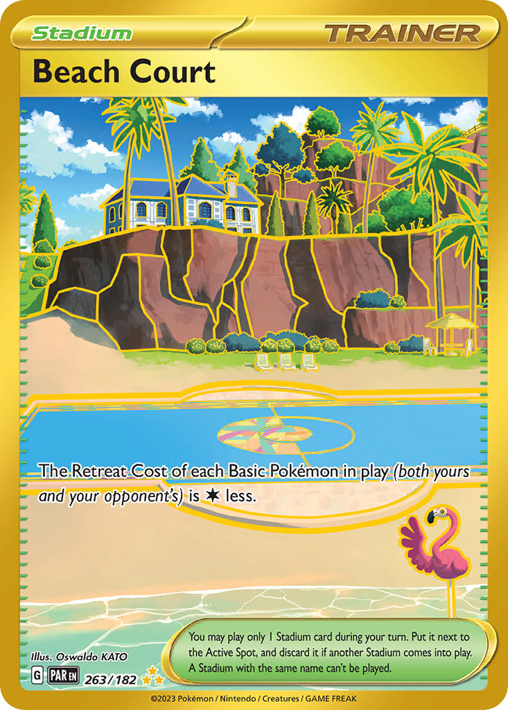 Beach Court - 263-182 - Secret Rare