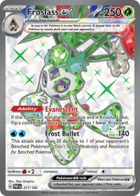 pokemon paradox rift preorder froslass ex 217 182 full art