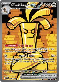 pokemon paradox rift preorder gholdengo ex 252 182 special illustration rare