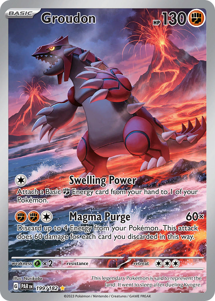 Groudon - 199-182 - Illustration Rare