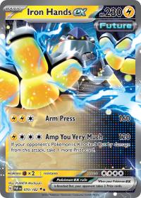 pokemon paradox rift preorder iron hands ex 070 182