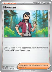 pokemon paradox rift preorder norman 168 182