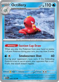 pokemon paradox rift preorder octillery 034 182