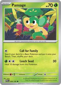 pokemon paradox rift preorder pansage 004 182