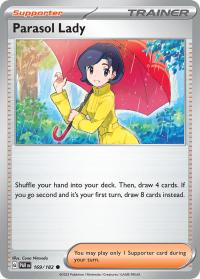 pokemon paradox rift preorder parasol lady 169 182