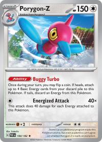 pokemon paradox rift preorder porygon z 144 182