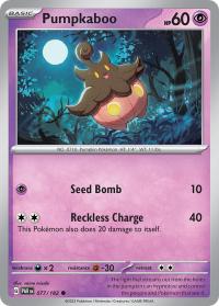 pokemon paradox rift preorder pumpkaboo 077 182