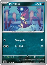 pokemon paradox rift preorder purrloin 114 182