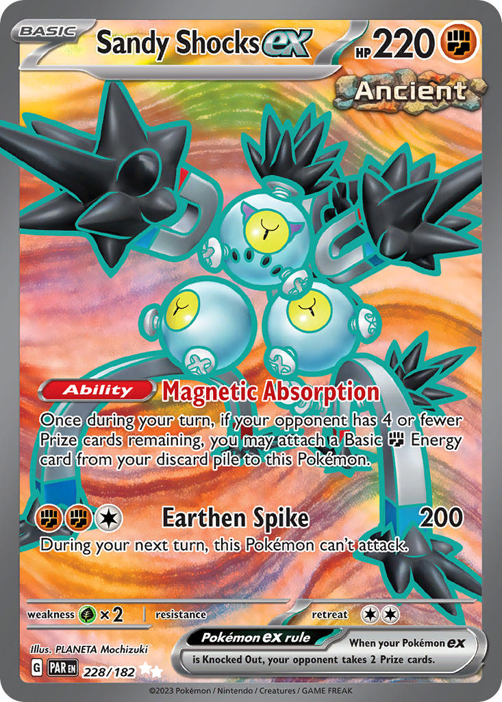 Sandy Shocks EX - 228-182 - FULL ART