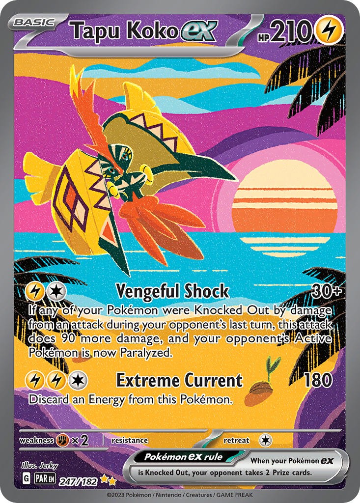 Tapu Koko EX - 247-182 - Special Illustration Rare