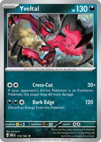 pokemon paradox rift preorder yveltal 118 182