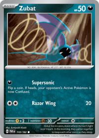 pokemon paradox rift preorder zubat 110 182