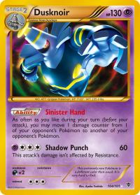 pokemon plasma blast dusknoir 104 101