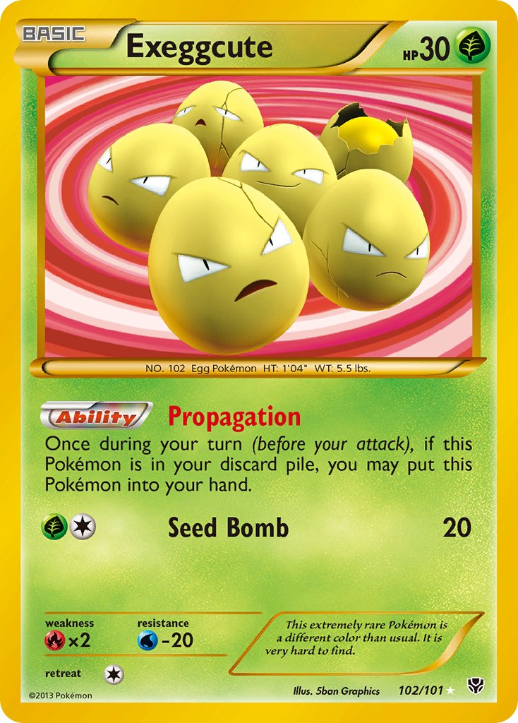 Exeggcute 102-101 (SECRET RARE)