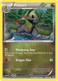 pokemon plasma blast fraxure 68 101