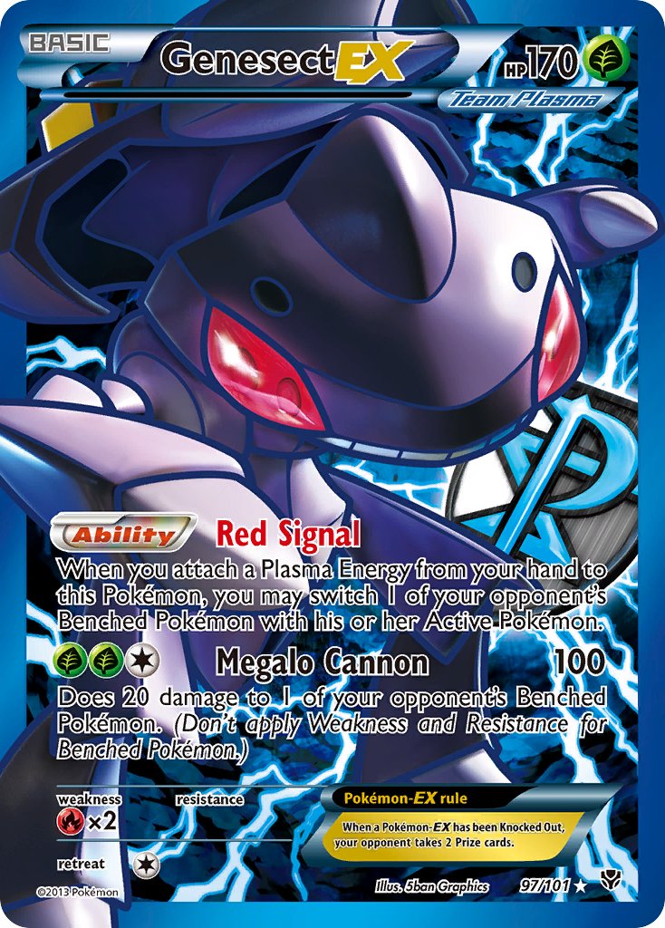 Genesect EX Full Art 97-101