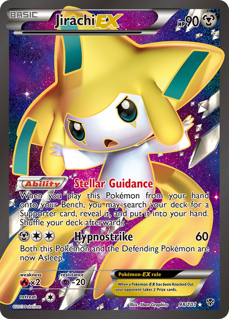 Jirachi EX Full Art 98-101