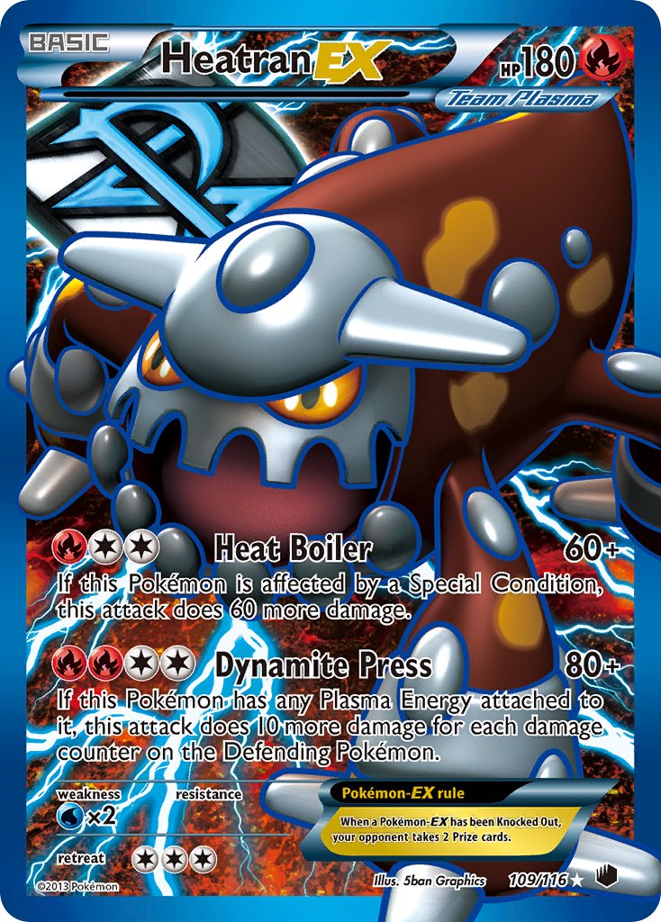 Heatran EX Full Art 109-116