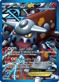pokemon plasma freeze heatran ex full art 109 116