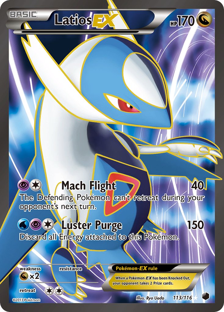 Latios EX Full Art 113-116