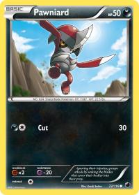 pokemon plasma freeze pawniard 72 116