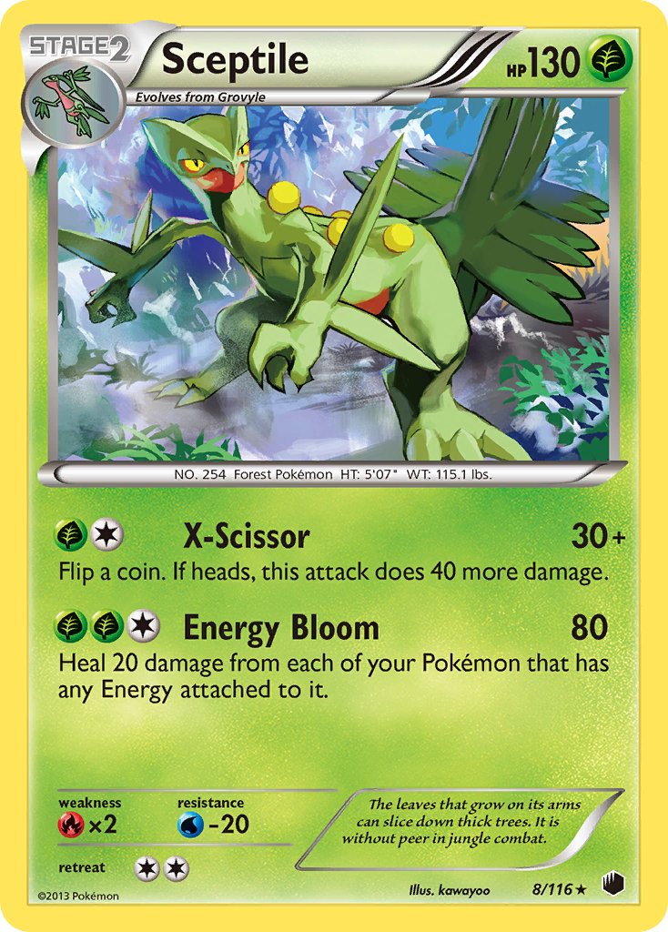 Sceptile 8-116 (RH)