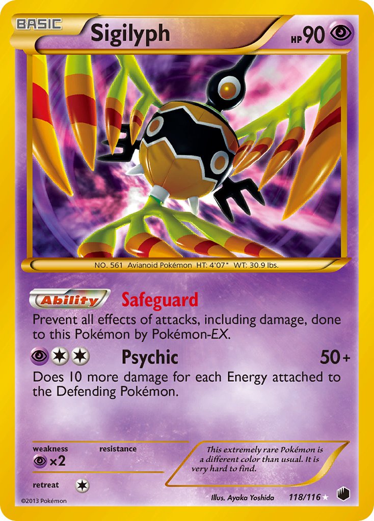 Sigilyph 118-116 (SECRET RARE)