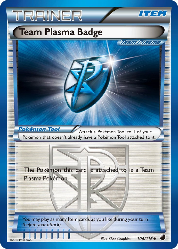 Team Plasma Badge 104-116 (RH)