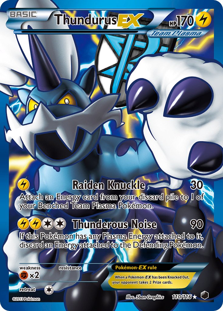 Thundurus EX Full Art 110-116