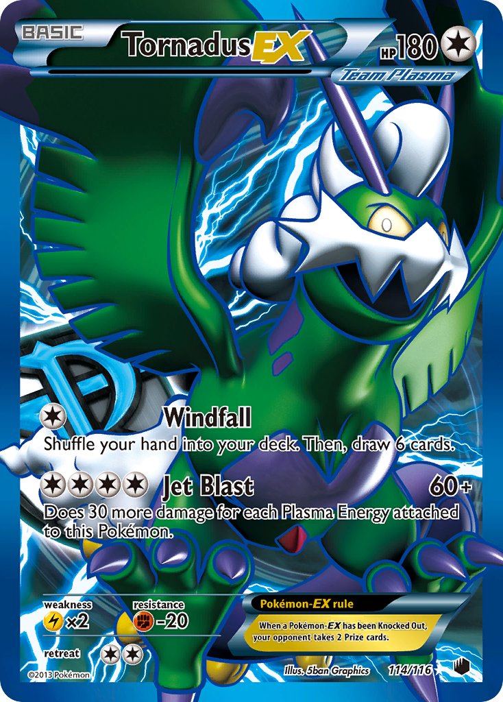 Tornadus EX Full Art 114-116