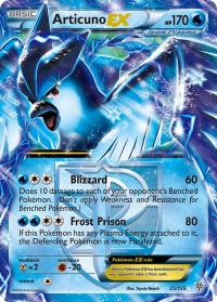 pokemon plasma storm articuno ex 25 135