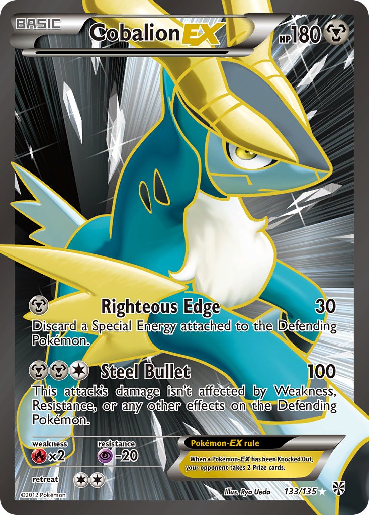 Cobalion EX Full Art 133-135