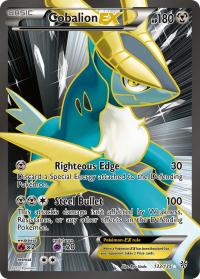 pokemon plasma storm cobalion ex full art 133 135