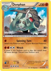 pokemon plasma storm donphan 72 135