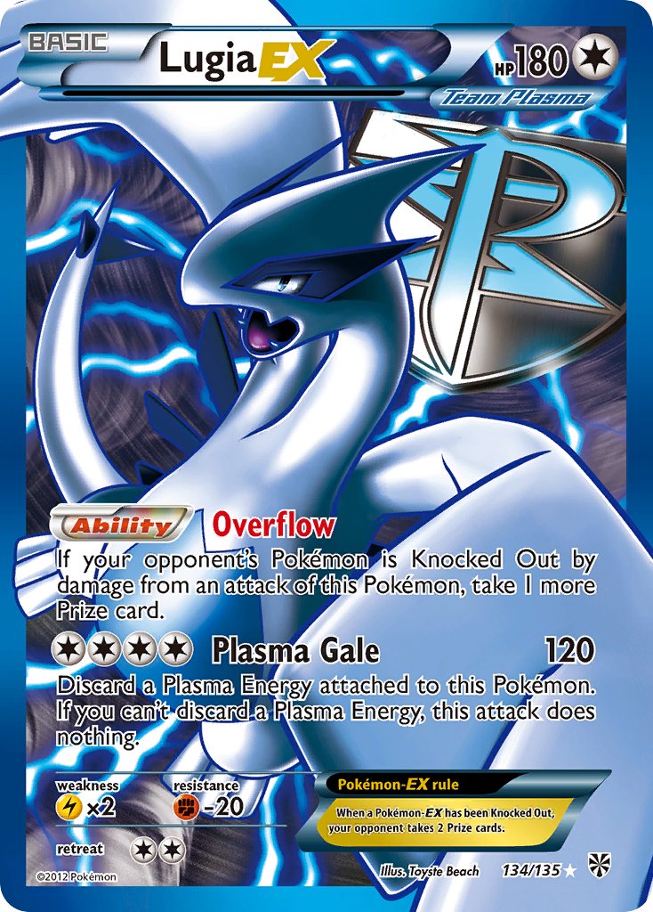 Lugia EX Full Art 134-135