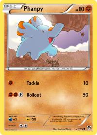 pokemon plasma storm phanpy 71 135 rh