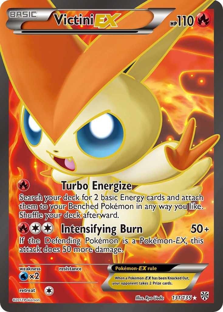 Victini EX Full Art 131-135