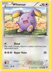 pokemon plasma storm whismur 105 135 rh