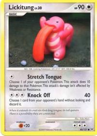 pokemon platinum lickitung 80 127